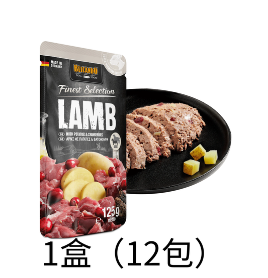 leonardo-belcando-dog-food-lamb-with-potatoes-cranberries-1盒（12包） - Lantau Pet