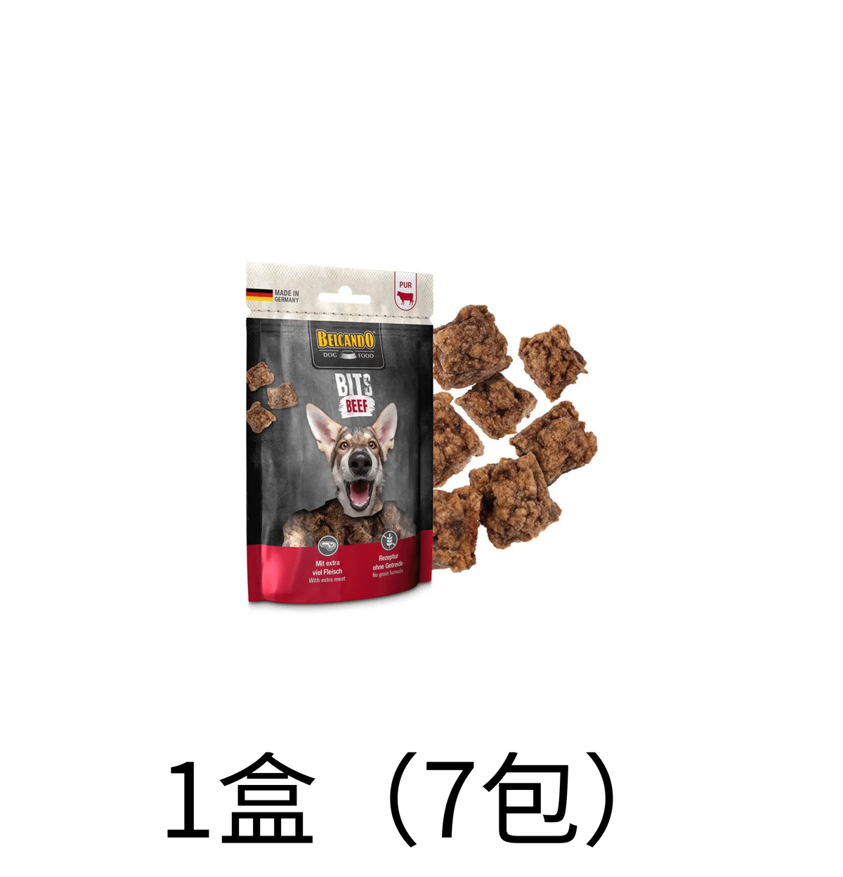 leonardo-belcando-dog-food-snack-bites-beef-1盒（7包） - Lantau Pet