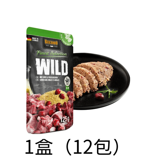 leonardo-belcando-dog-food-vension-with-millet-lingonberries-1盒（12包） - Lantau Pet