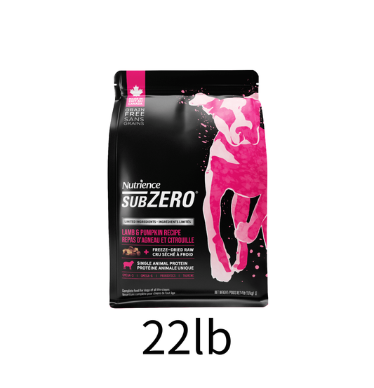 Nutrience | 單一動物蛋白系列無穀物羊肉南瓜全犬配方 22lb