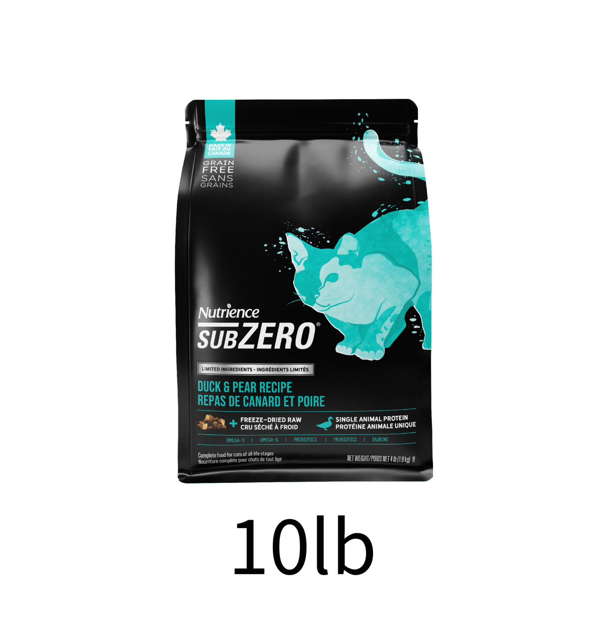 Nutrience | Sub Zero 凍乾單一動物蛋白系列 無穀物鴨肉+梨貓糧 - Lantau Pet
