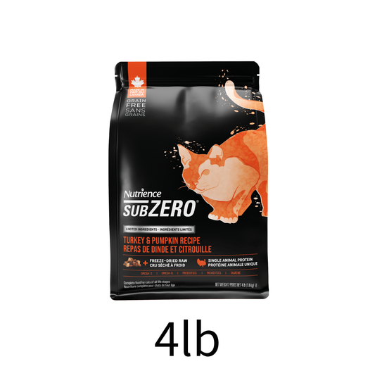 Nutrience | Sub Zero 凍乾單一動物蛋白系列 無穀物火雞+南瓜貓糧 - Lantau Pet