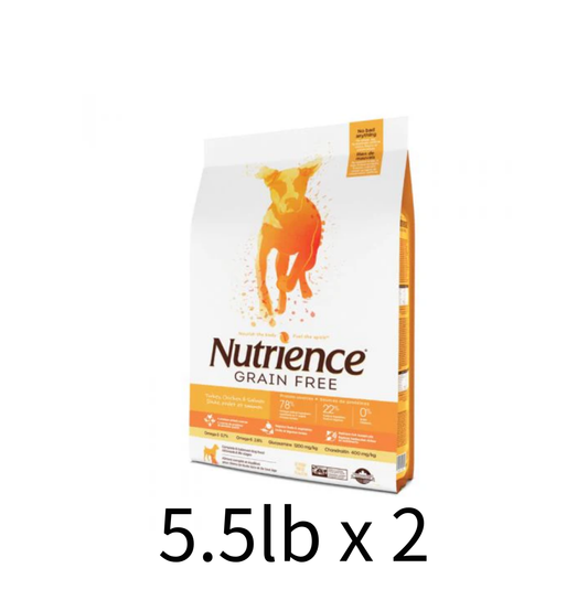 Nutrience | Grain Free 系列火雞+雞肉+鯡魚狗乾糧 - Lantau Pet