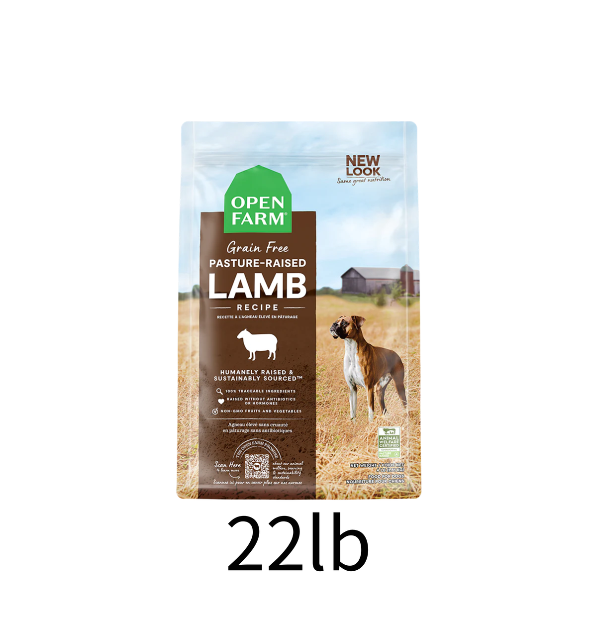Open Farm | 無穀物放養羊蔬菜配方狗乾糧 22lb