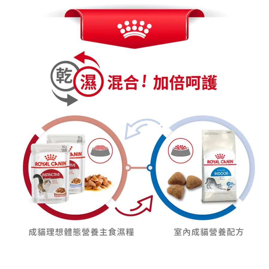 Royal Canin | 健康營養系列 - 室內成貓營養配方 Indoor 27 貓乾糧 2kg