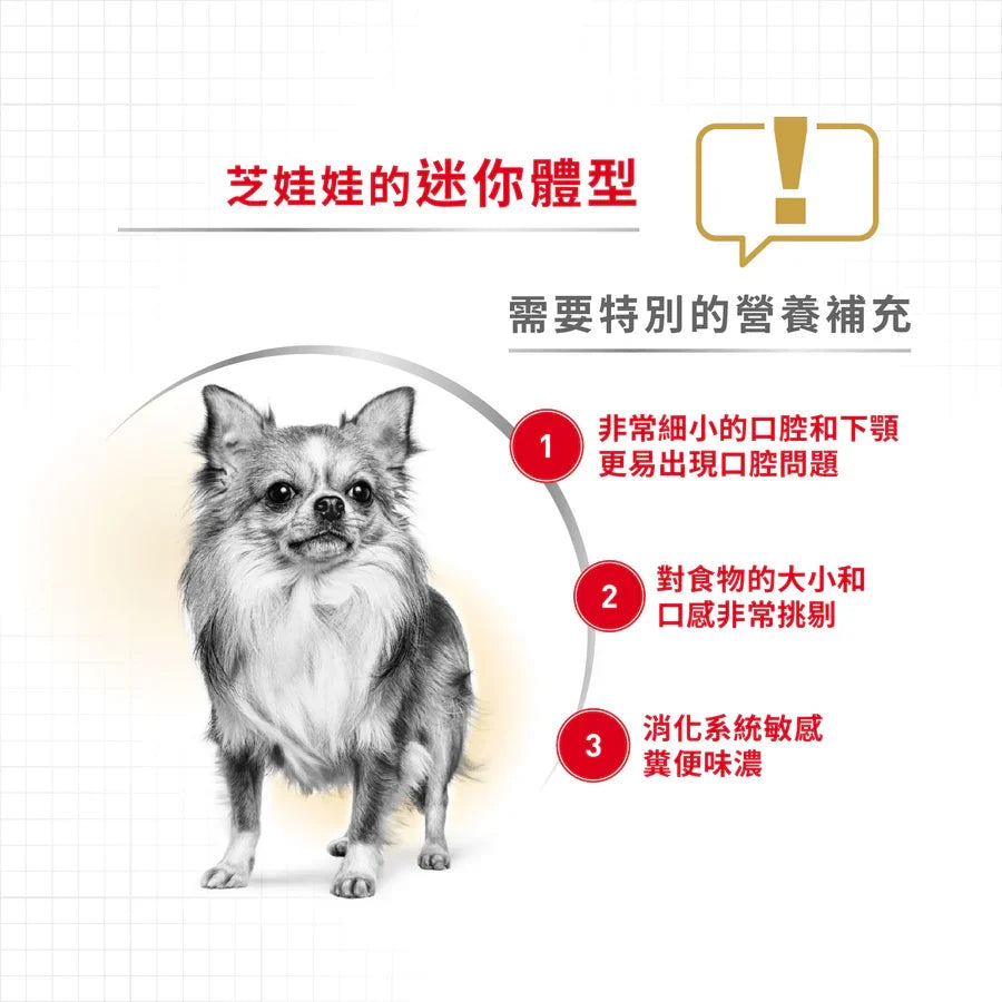 Royal Canin | 芝娃娃成犬專屬配方狗乾糧 3kg