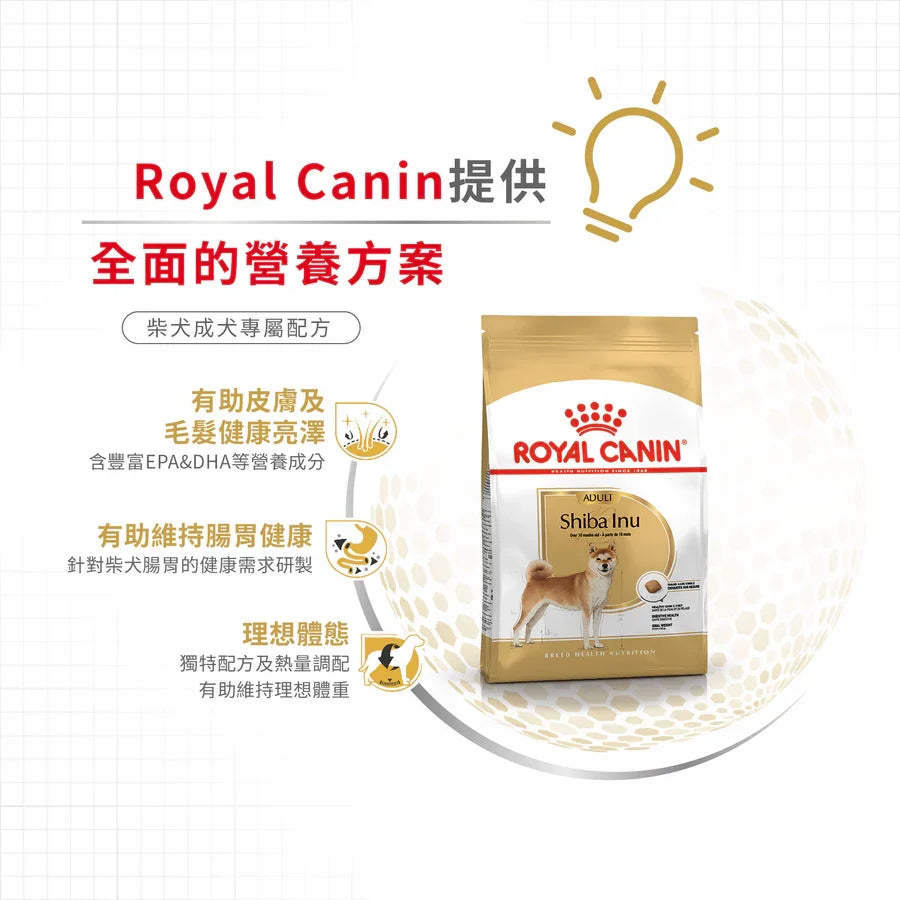 Royal Canin | 柴犬成犬專屬配方狗乾糧 4kg
