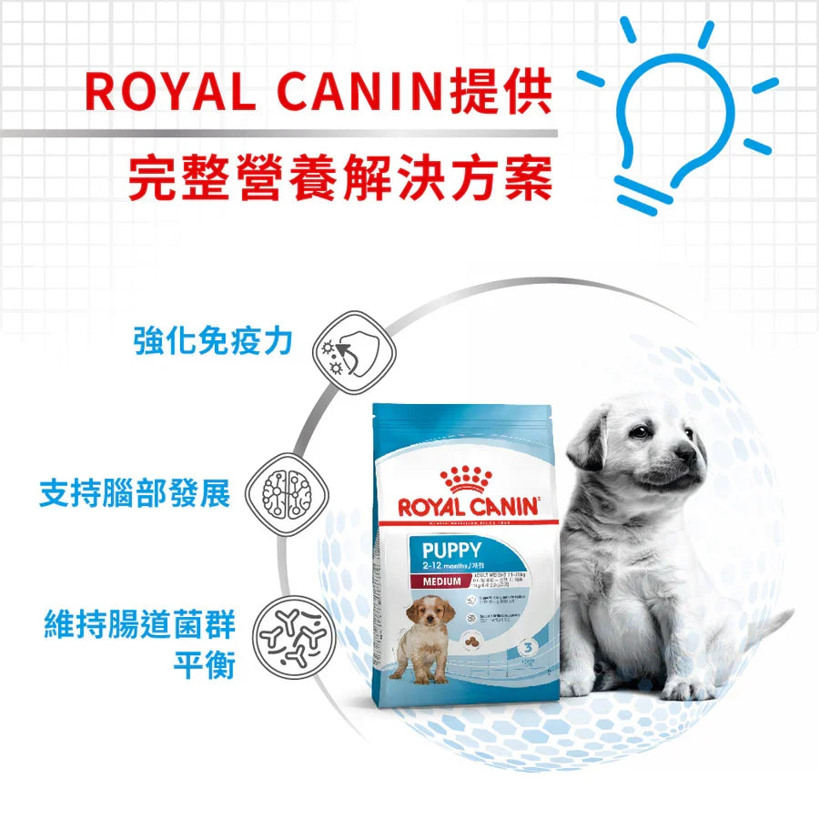 Royal Canin | 中型幼犬營養配方狗乾糧 15kg
