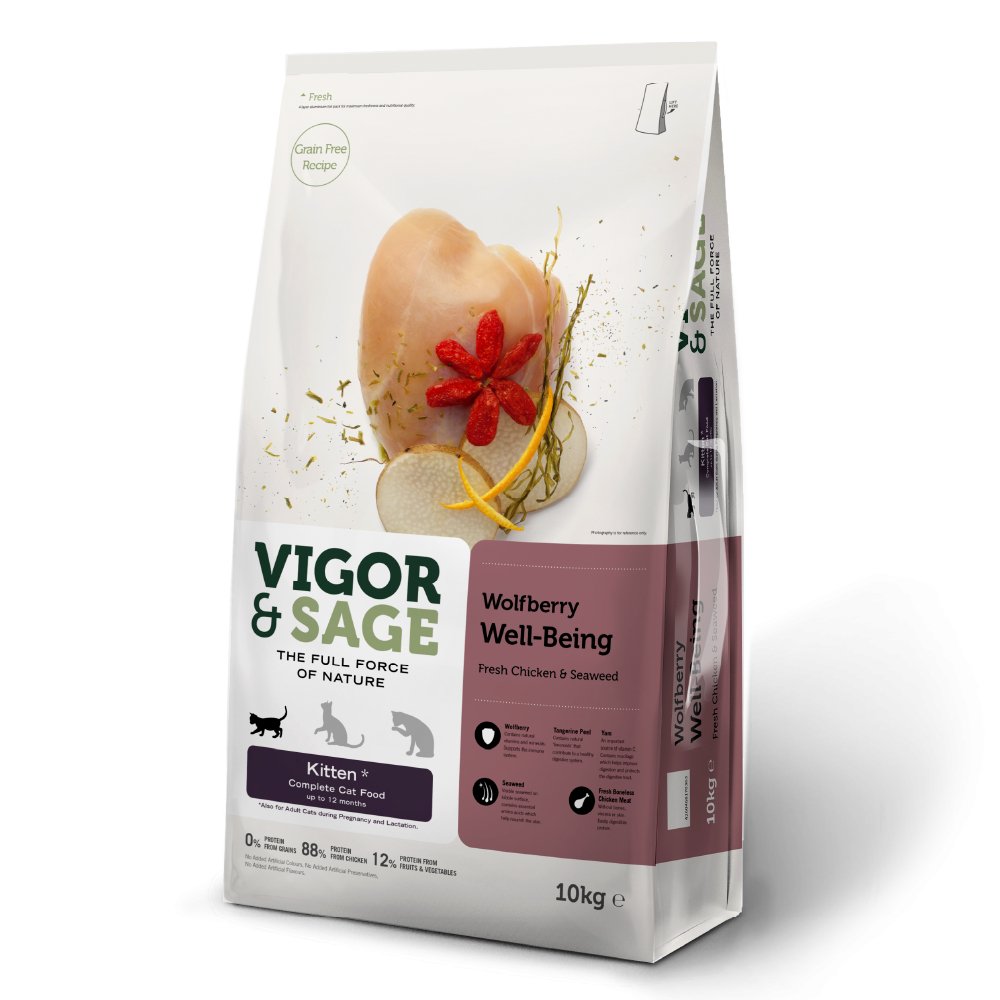Vigor & Sage | 無穀物枸杞健體幼貓糧 - Lantau Pet