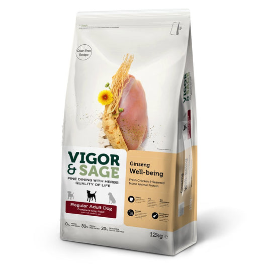 Vigor & Sage | 無穀物人參健體狗乾糧 - Lantau Pet