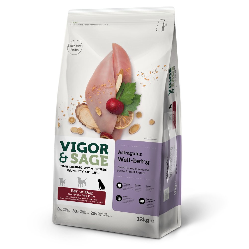 Vigor & Sage | 無穀物黃耆抗衰老老犬糧 - Lantau Pet