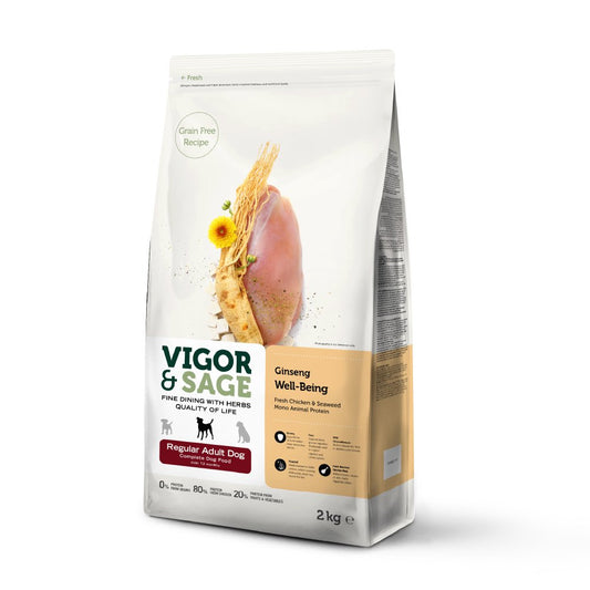 Vigor & Sage | 無穀物人參健體狗乾糧 - Lantau Pet