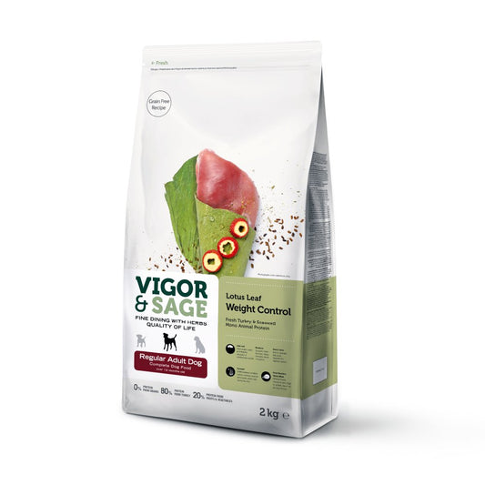 Vigor & Sage | 無穀物荷葉纖體減重狗乾糧 - Lantau Pet