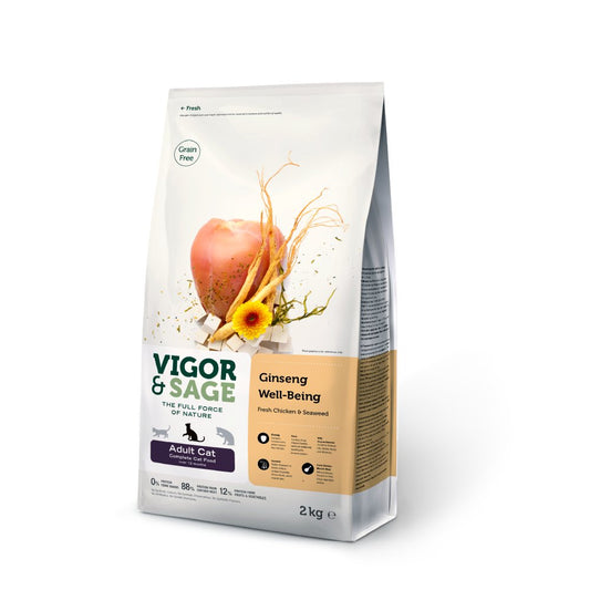 Vigor & Sage | 無穀物人參健體貓乾糧 - Lantau Pet