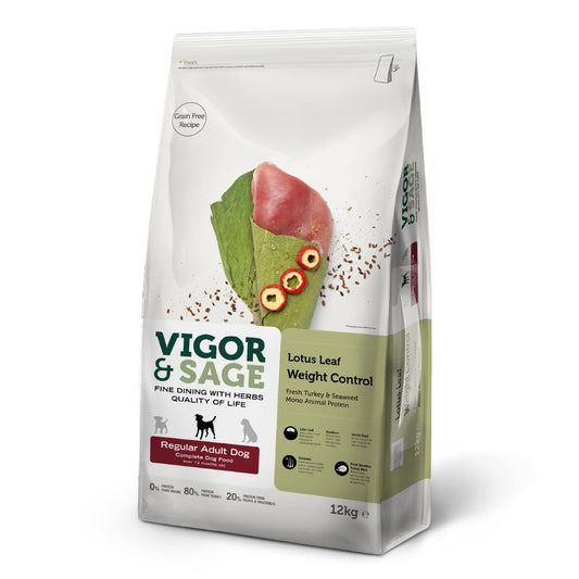 Vigor & Sage | 無穀物荷葉纖體減重狗乾糧 - Lantau Pet