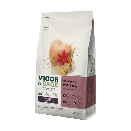 Vigor & Sage | 無穀物枸杞健體幼貓糧 - Lantau Pet