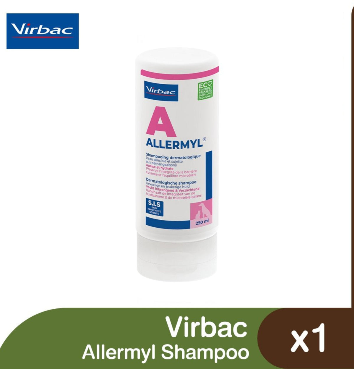 Virbac | 防敏專用洗毛液 250ml（貓狗適用） - Lantau Pet