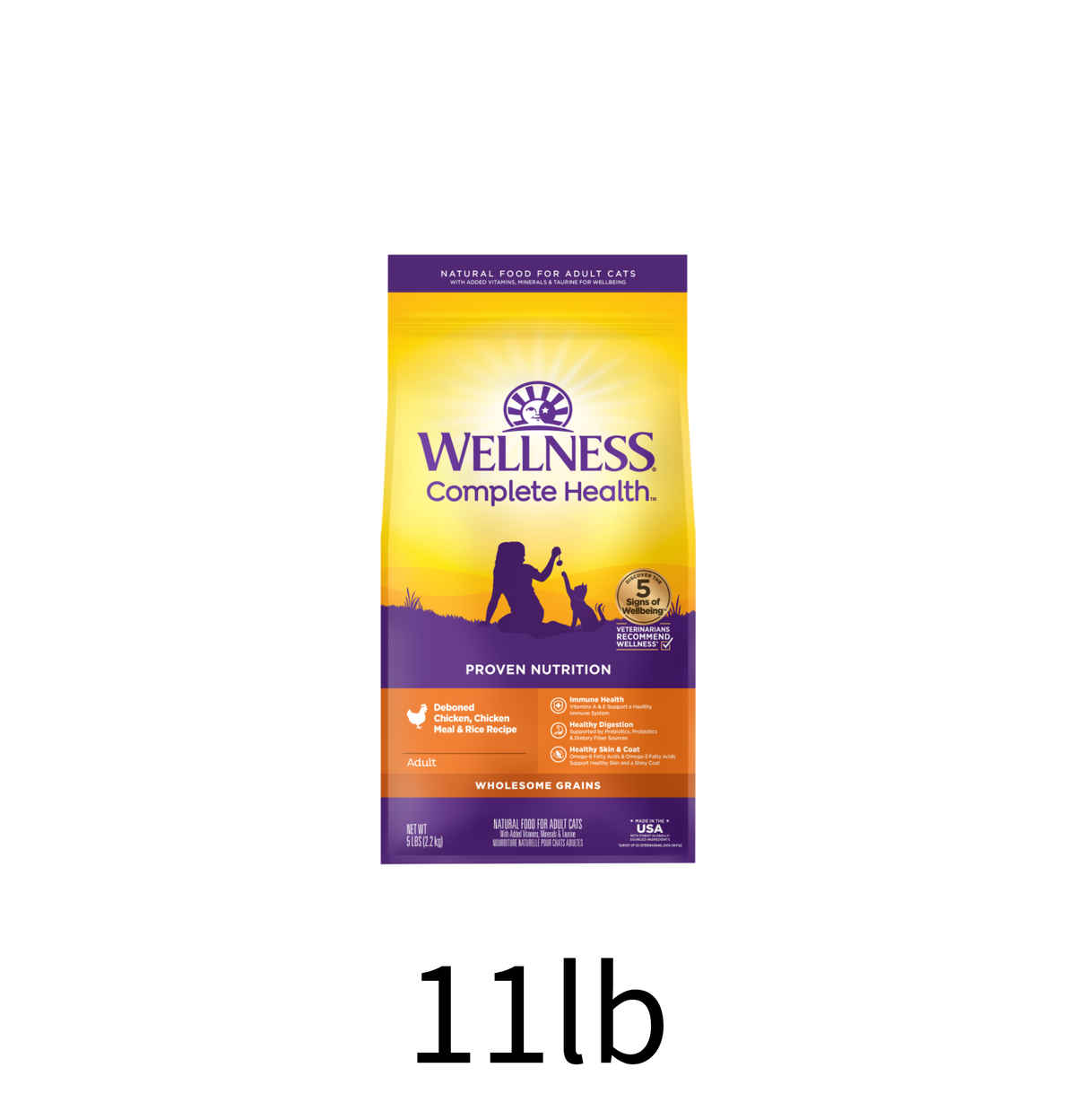 Wellness | Complete Health 無穀物雞肉貓乾糧 11lb