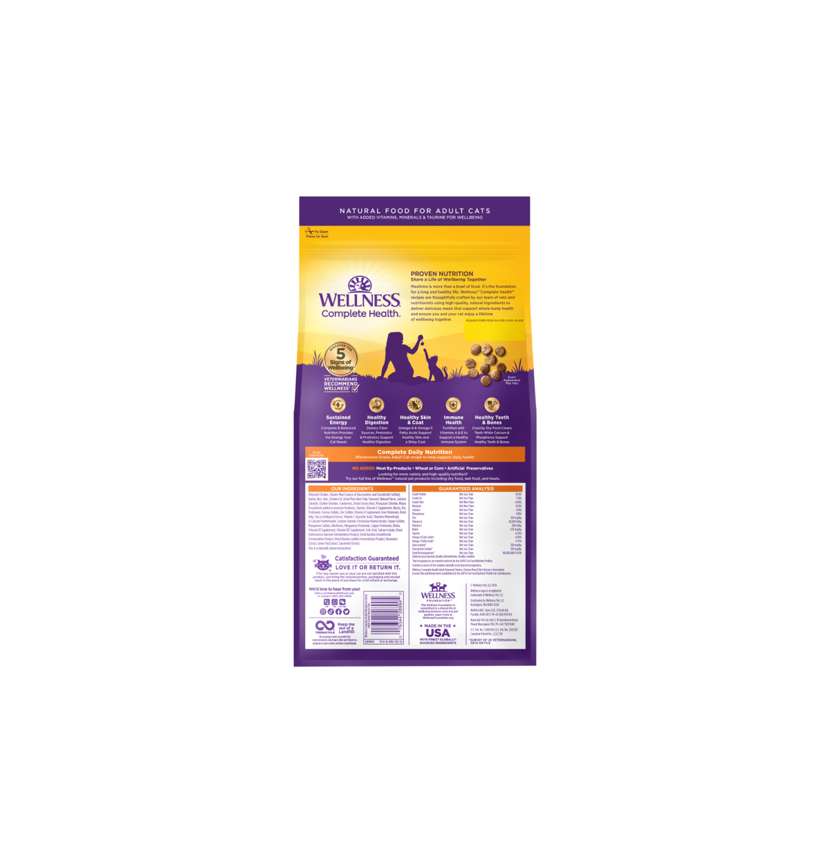 Wellness | Complete Health 無穀物雞肉貓乾糧 11lb