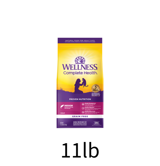 Wellness | Complete Health 無穀物室內貓魚肉貓乾糧 11lb