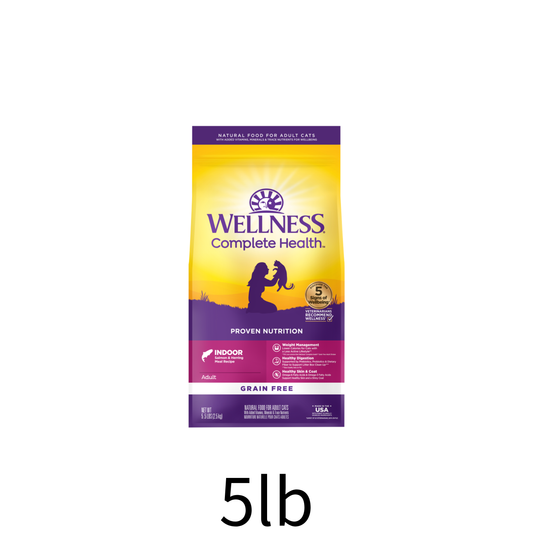 Wellness | Complete Health 無穀物室內貓魚肉貓乾糧 5lb