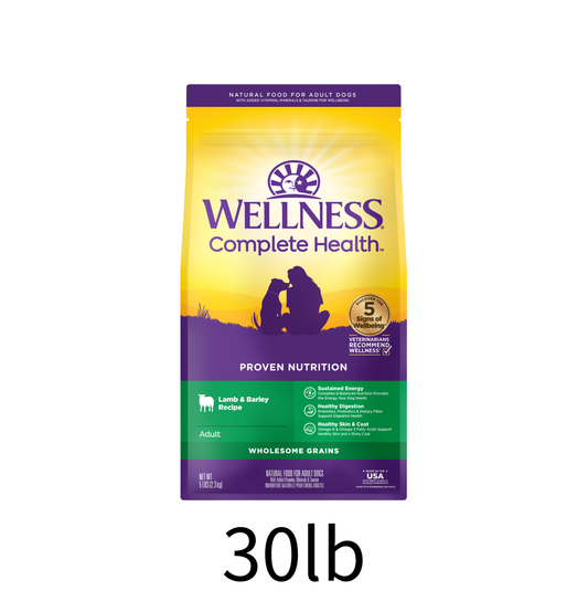 Wellness | Complete Health 羊肉+大麥狗乾糧 30lb
