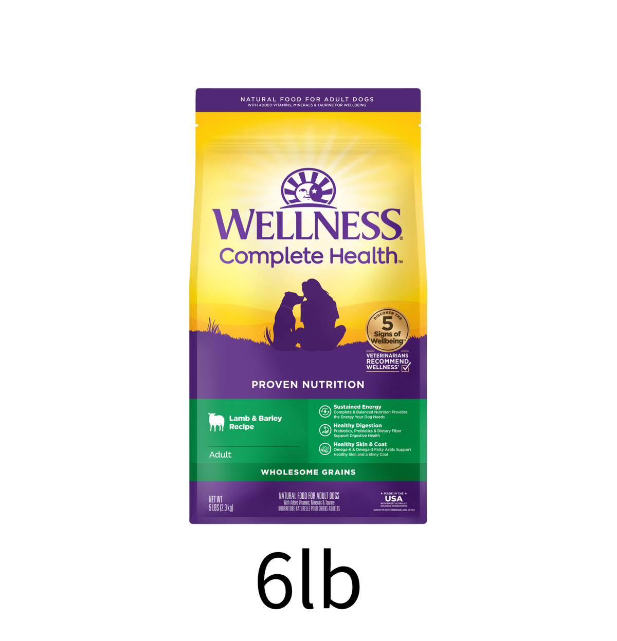 Wellness | Complete Health 羊肉+大麥狗乾糧 6lb