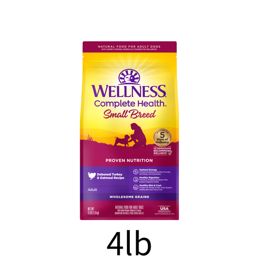 Wellness | Complete Health 火雞+燕麥小型成犬狗乾糧 4lb