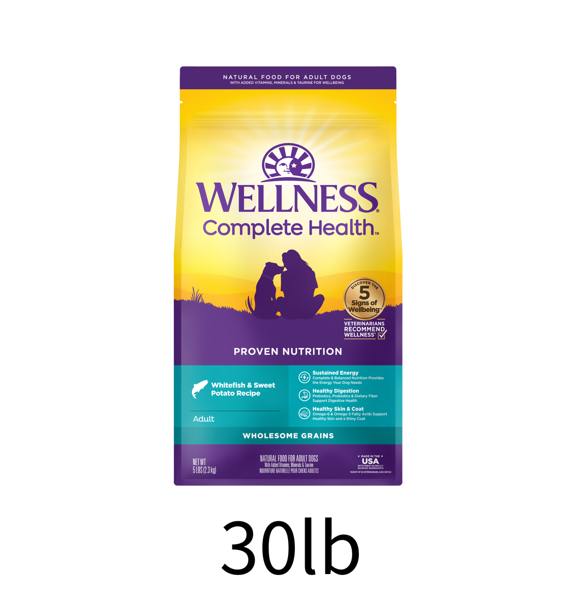 Wellness | Complete Health 鮮魚甜薯配方狗乾糧 30lb