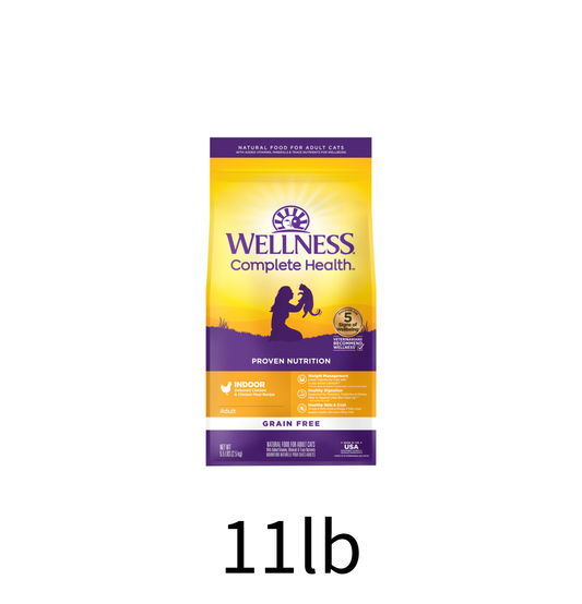 Wellness | Complete Health 無穀物室內貓雞肉貓乾糧 11lb
