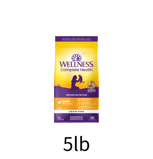 Wellness | Complete Health 無穀物室內貓雞肉貓乾糧 5lb