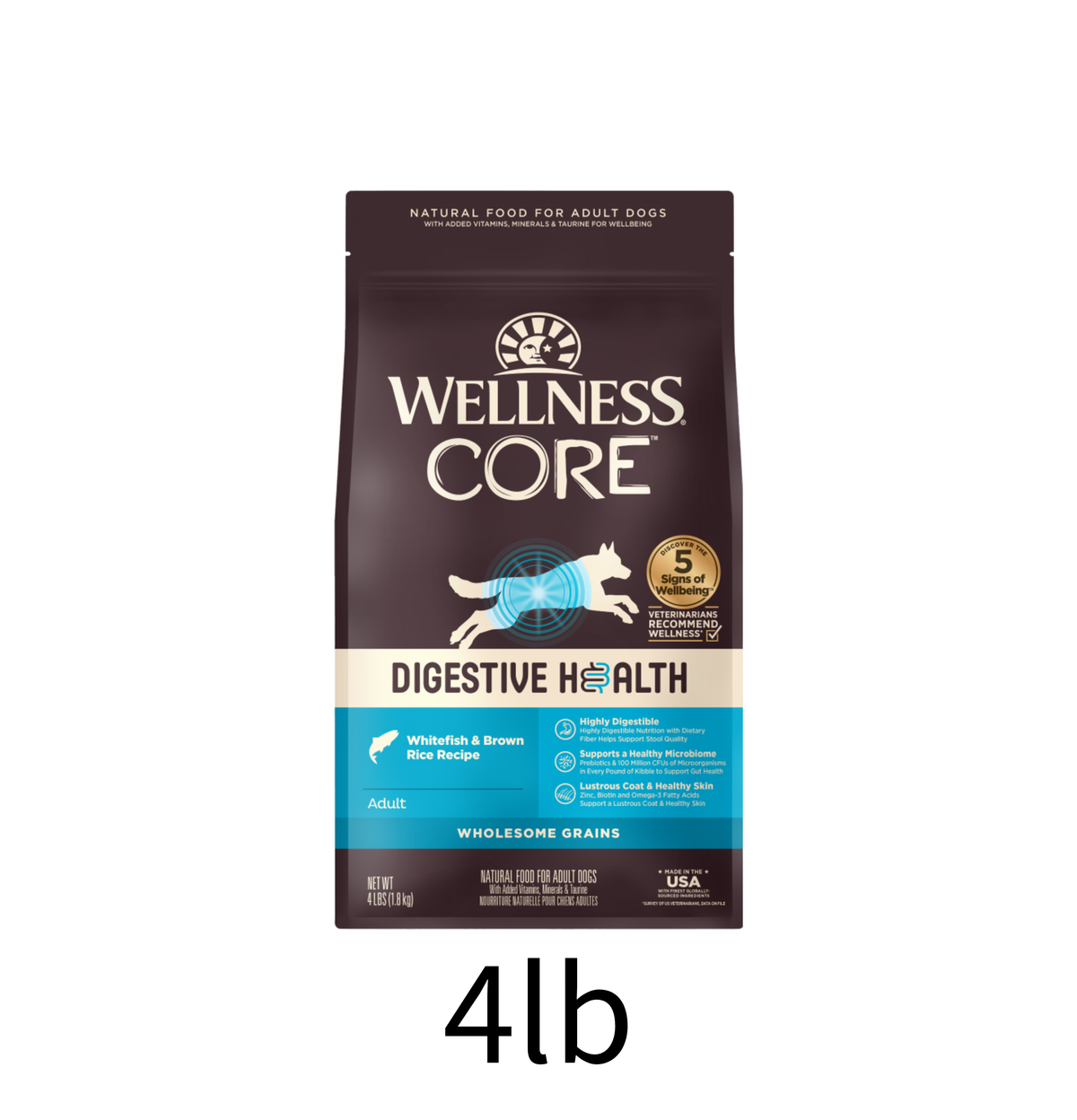 Wellness | Core 腸胃消化機能深海魚狗乾糧 4lb