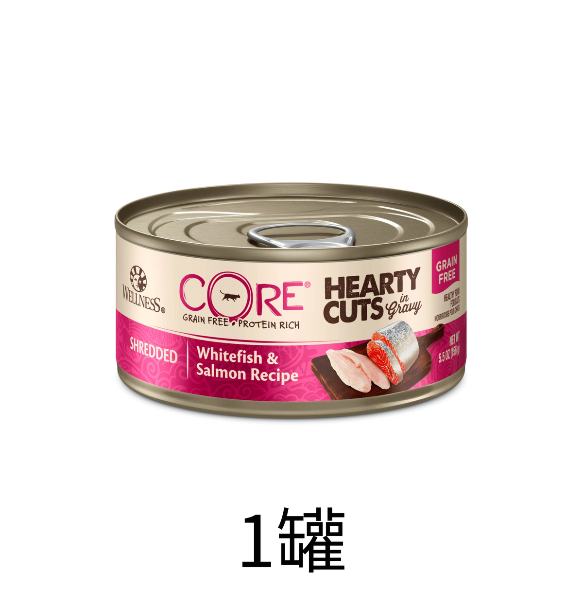 Wellness | Core 厚切白魚+三文魚主食貓罐頭 5.5oz - SugarPet