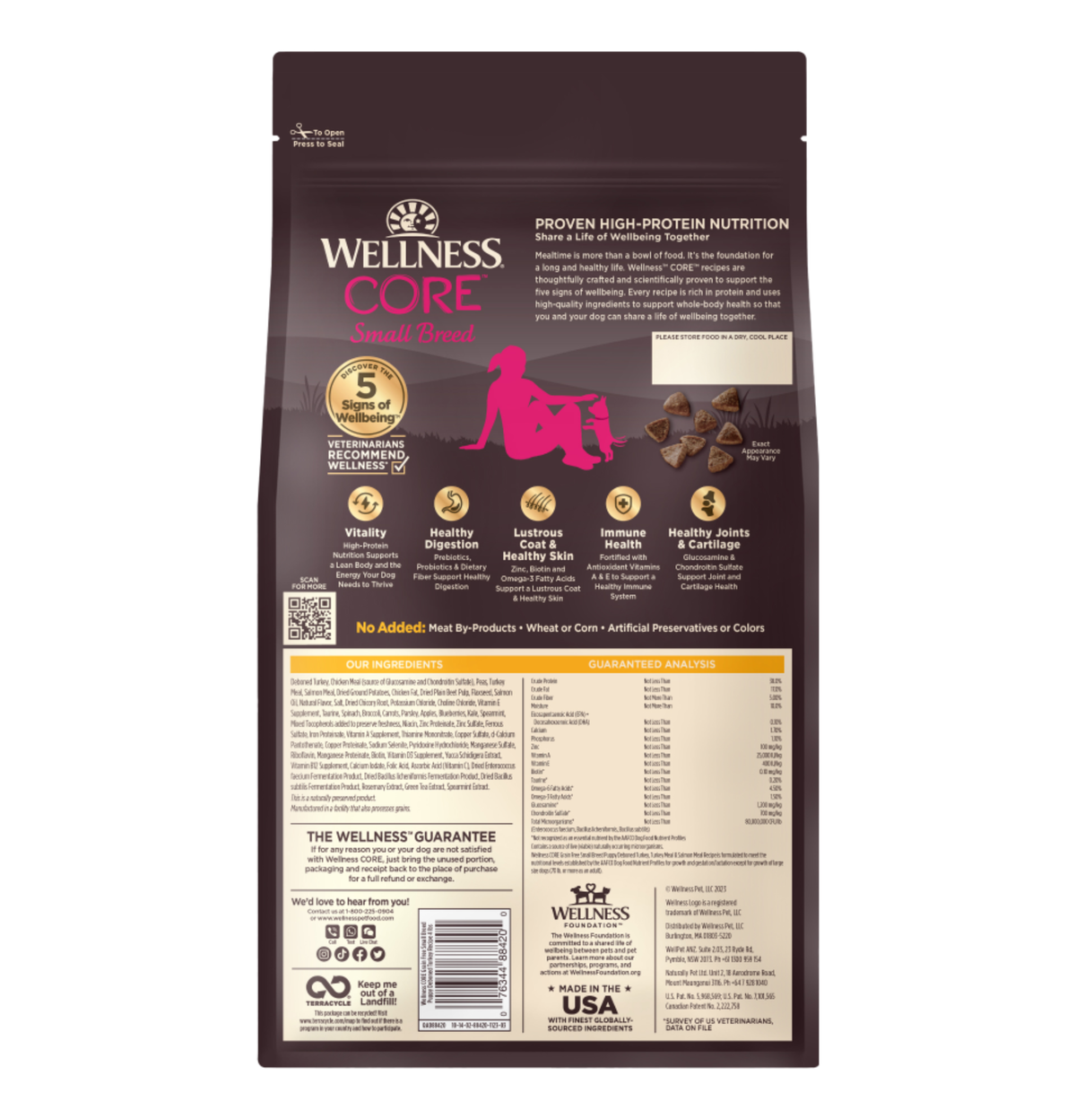 Wellness | Core 無穀物小型幼犬聰明活力食譜狗乾糧 12lb