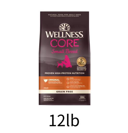 Wellness | Core 無穀物小型成犬均衡成長食譜狗乾糧 12lb
