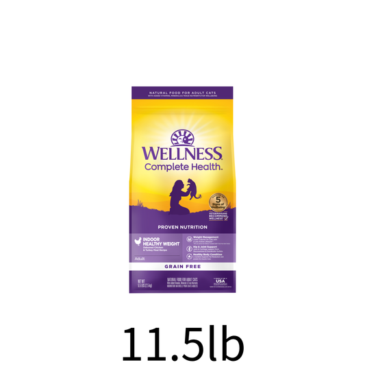 Wellness | Complete Health 無穀物室內貓體重控制貓乾糧 11.5lb