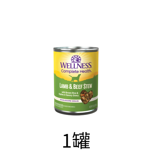 Wellness | Stew 羊柳燴牛腩蘋果狗罐頭 12.5oz - SugarPet