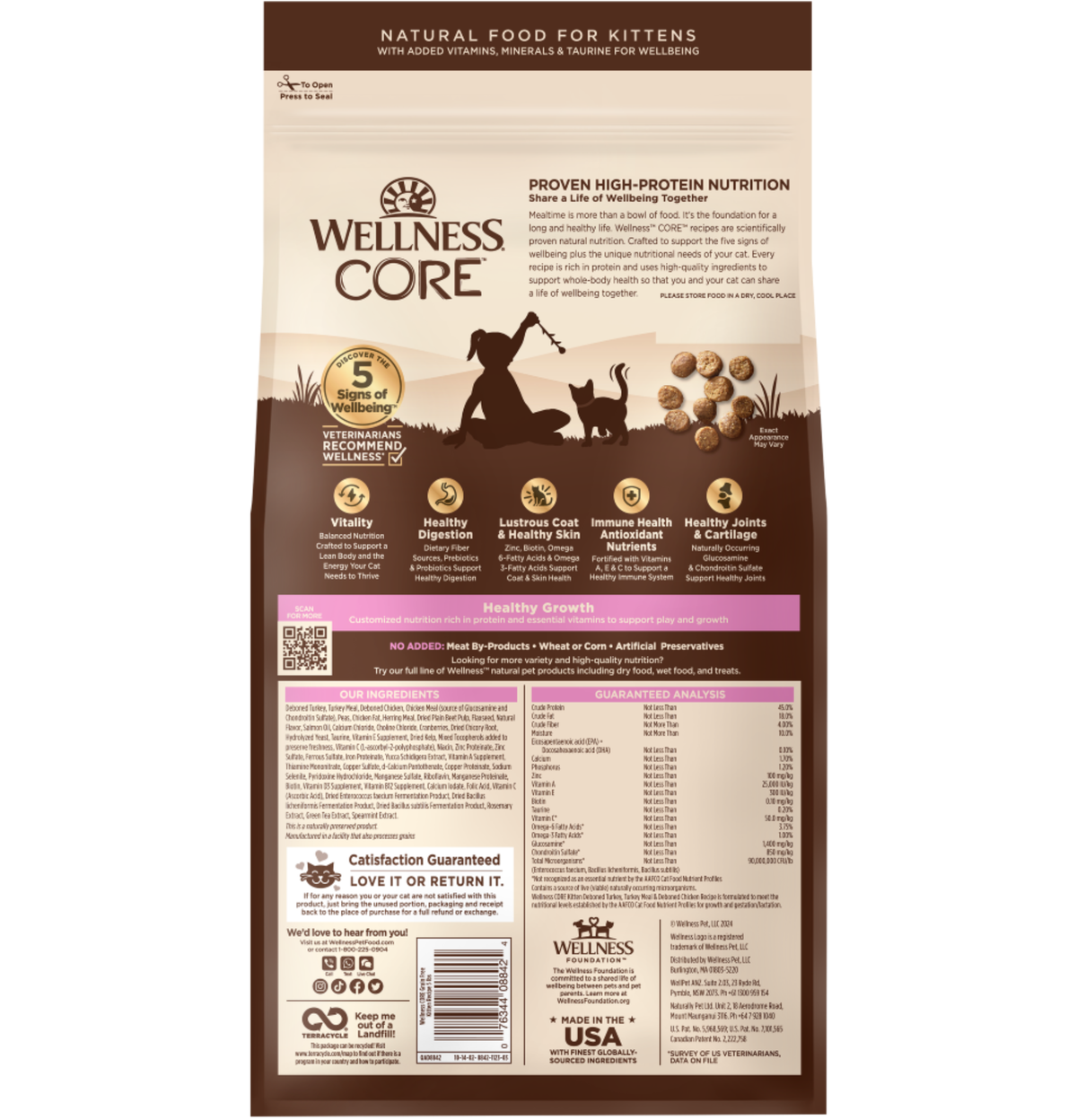 Wellness | Core 無穀物幼貓糧 2lb
