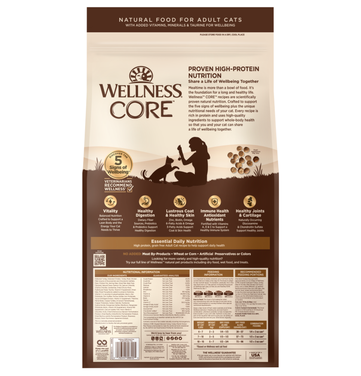 Wellness | Core 無穀物經典原味火雞拼雞肉貓乾糧 11lb