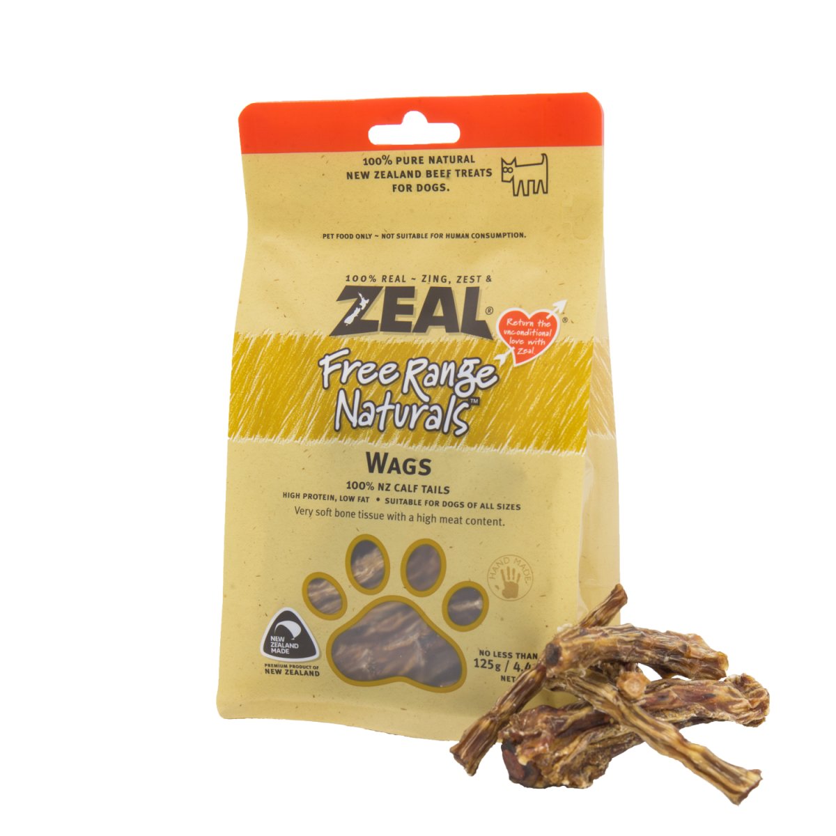 Zeal | 牛仔尾骨 125g - Lantau Pet