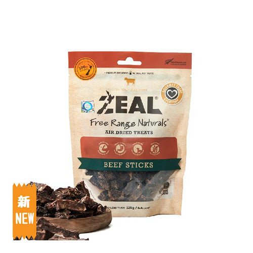 Zeal | 牛肉條 125g - Lantau Pet
