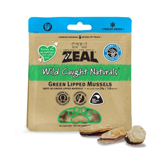 Zeal | 綠唇青口乾 50g - Lantau Pet