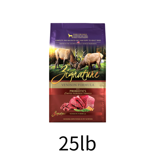 Zignature | 鹿肉狗乾糧 - Lantau Pet