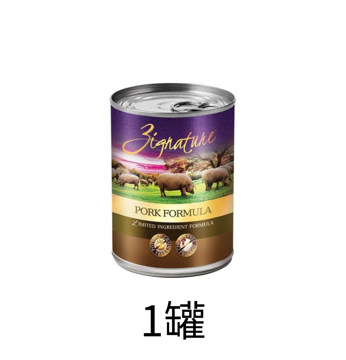 Zignature | 無穀物豚肉狗罐頭 13oz - Lantau Pet