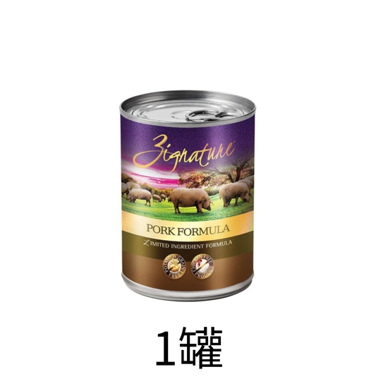 Zignature | 無穀物豚肉狗罐頭 13oz - Lantau Pet