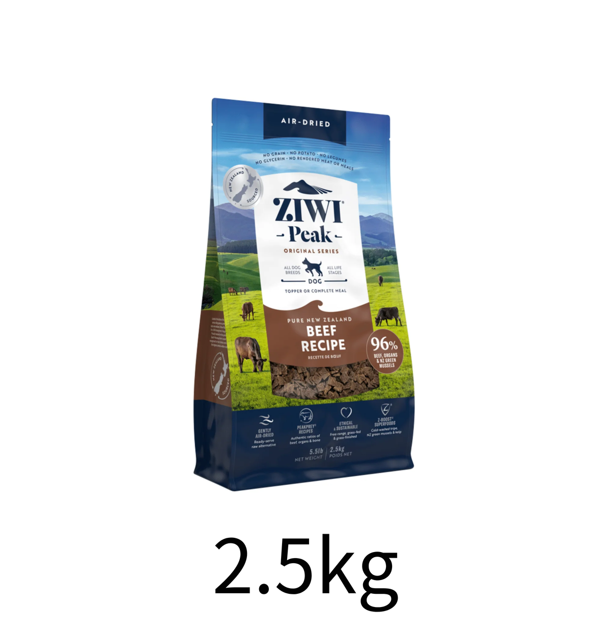 ZiwiPeak | 風乾牛肉狗糧 - Lantau Pet
