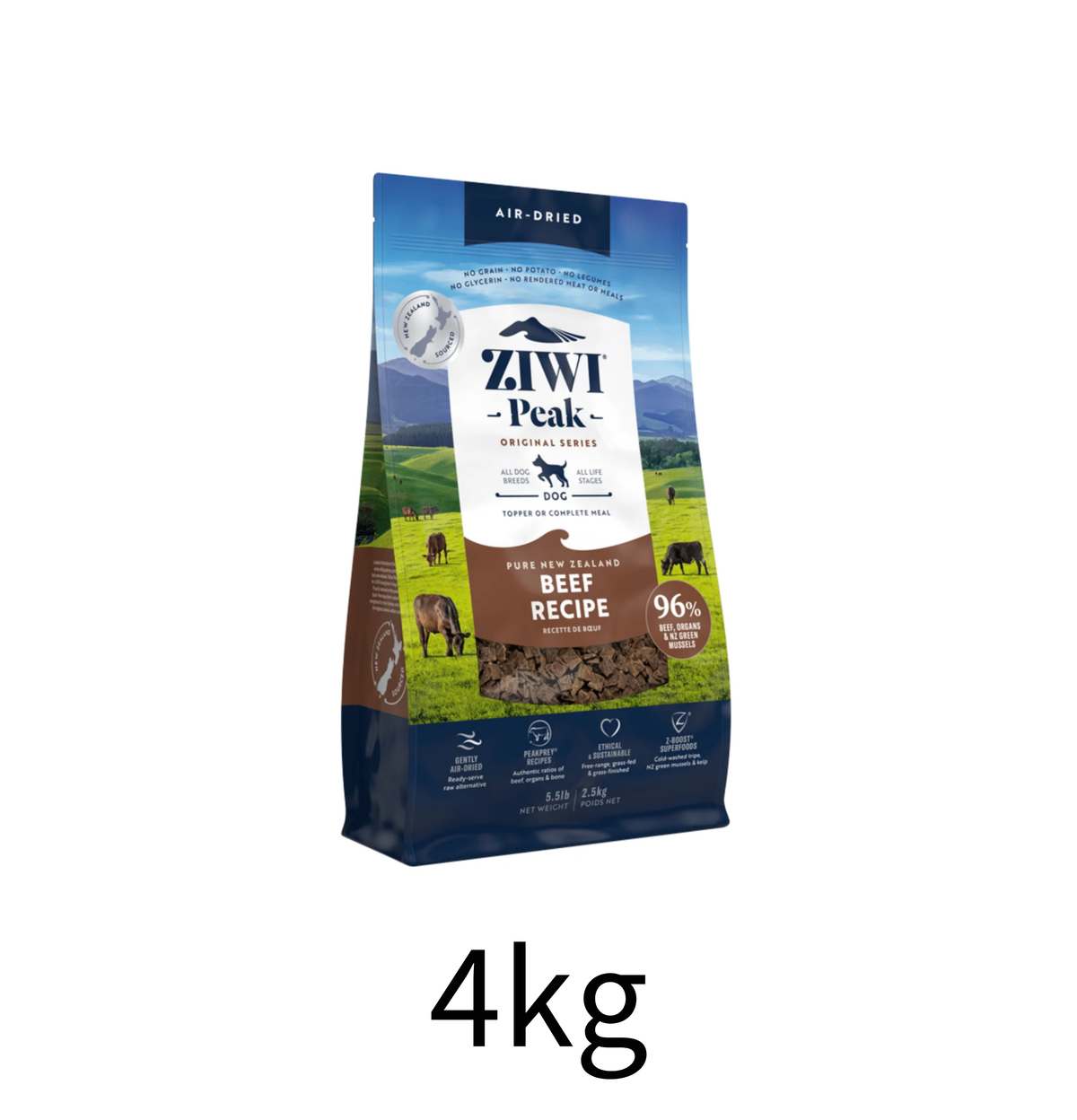 ZiwiPeak | 風乾牛肉狗糧 - Lantau Pet