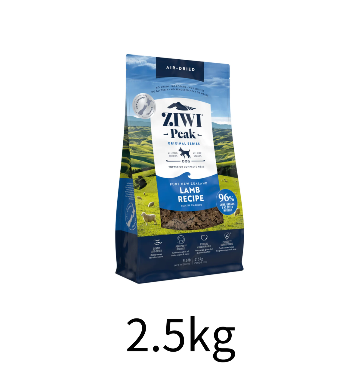 ZiwiPeak | 風乾羊肉狗糧 - Lantau Pet