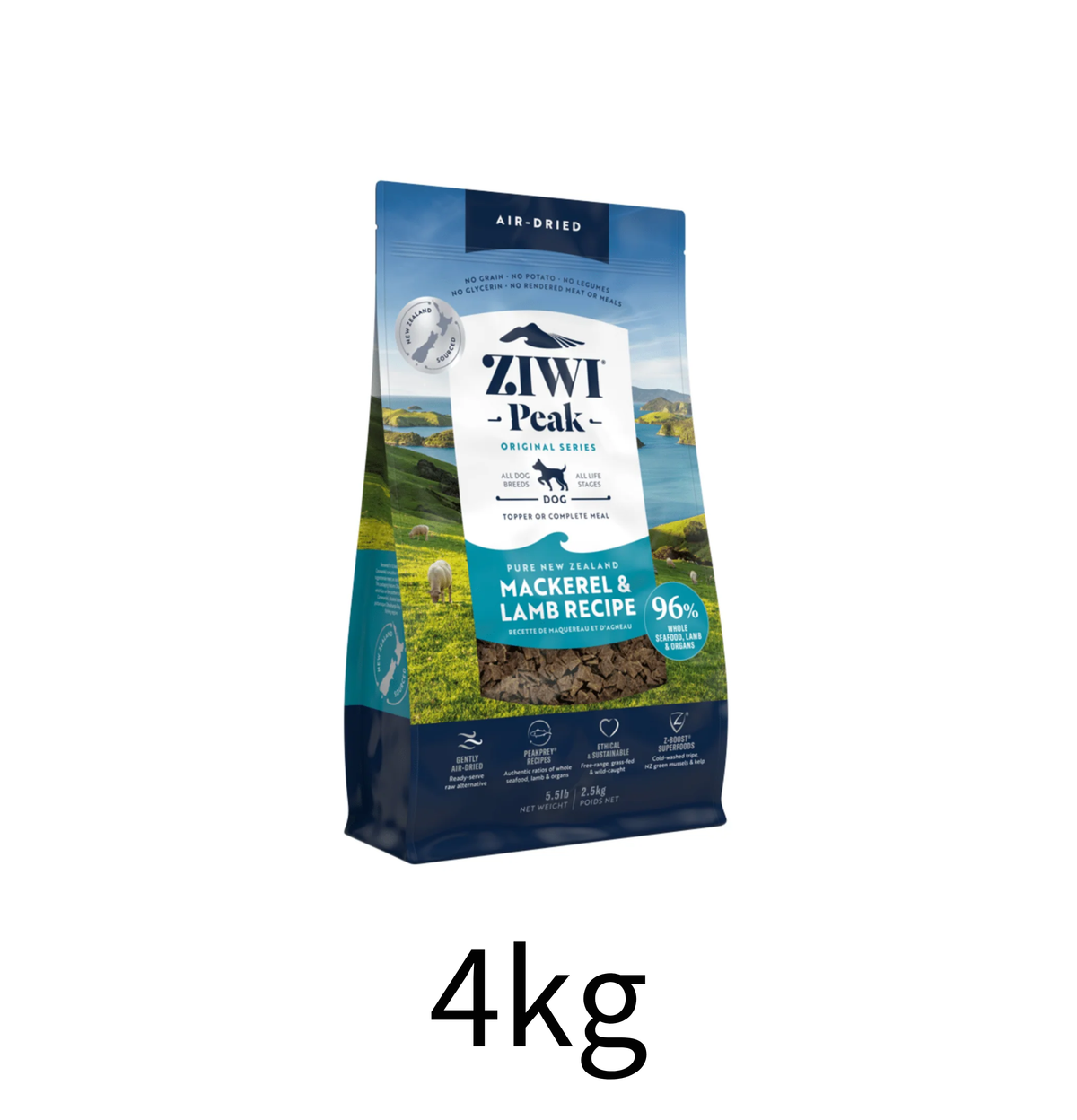 ZiwiPeak | 風乾鯖魚+羊肉狗糧 - Lantau Pet