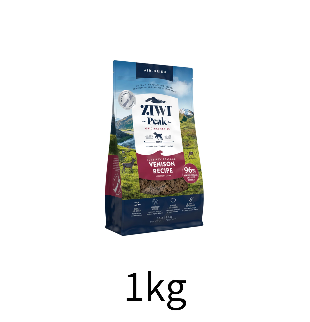 ZiwiPeak | 風乾鹿肉狗糧 - Lantau Pet